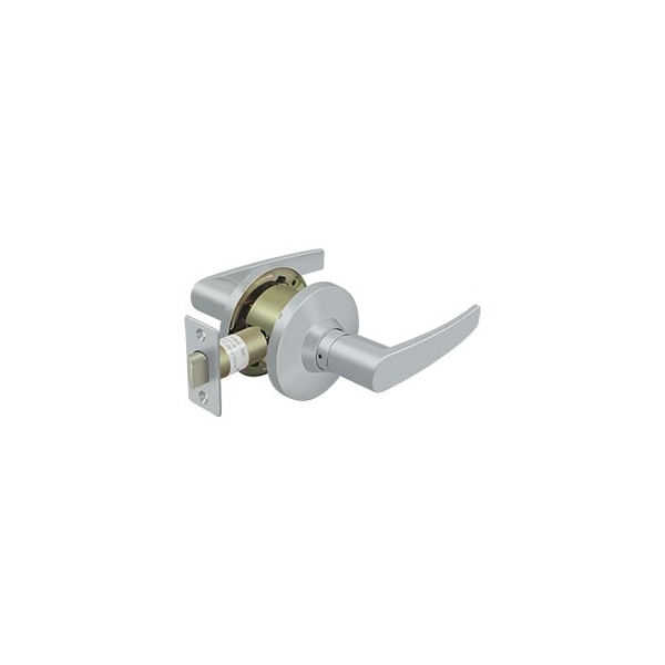 Deltana Clarendon Commercial Grade-2 Door Lever W/ T-Strike Straight/Passage Brushed Chrome CL701EL-26D - main